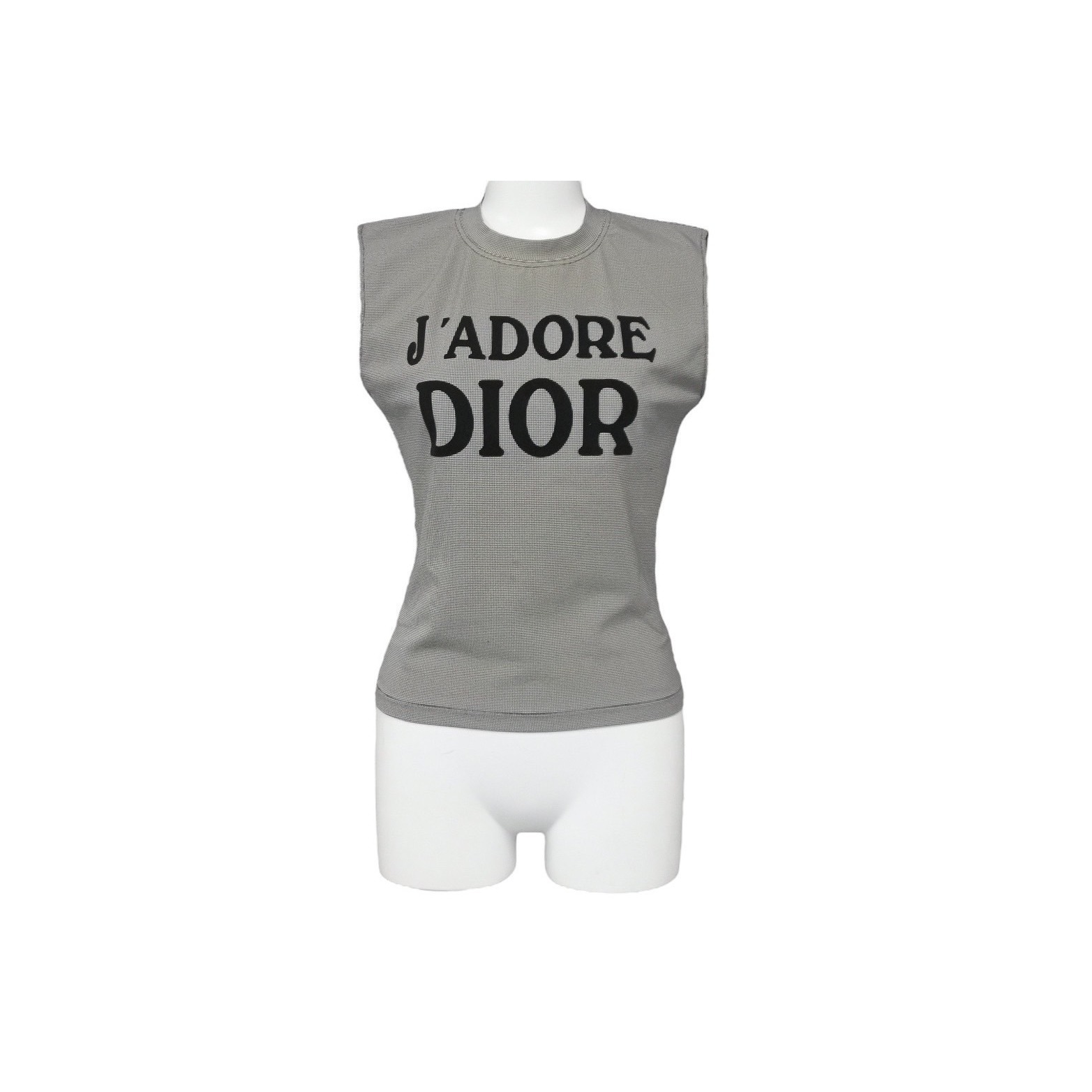 Christian Dior Jadore Tank Top Grey Black